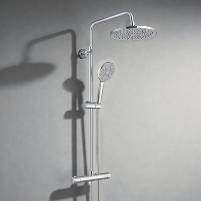 Thermostatic Shower Mixer Set 5 Jet Types Hand