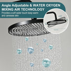 Thermostatic Shower Mixer Set Stainless Steel Bar