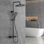 Thermostatic Shower Mixer Set Stainless Steel Bar