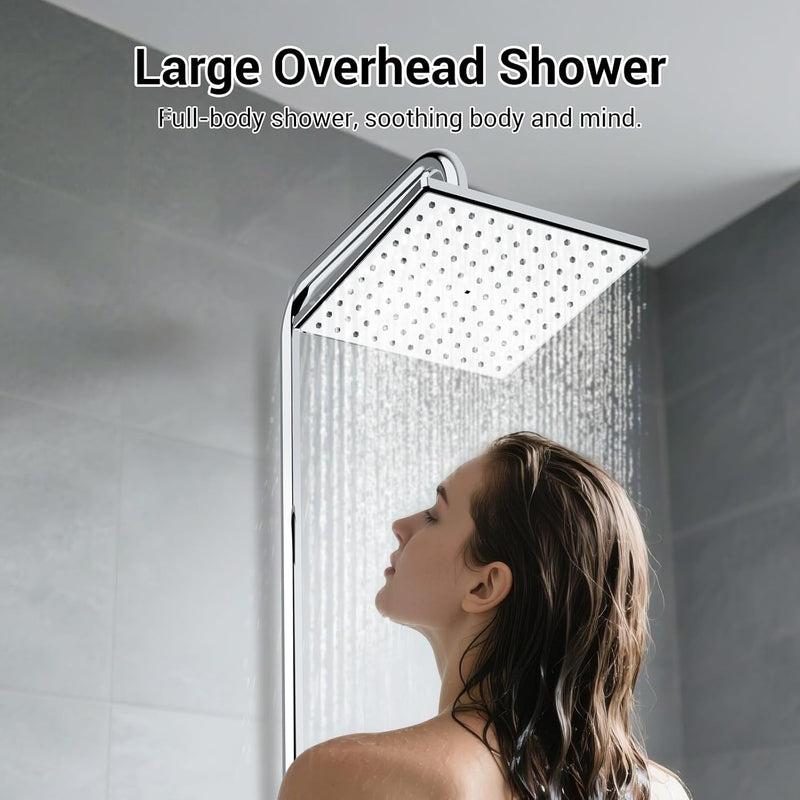 Thermostatic Shower Mixer Set Riser Rail Kit