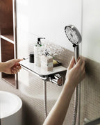 Thermostatic Shower Mixer Set with 12" Square Rainfall