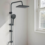Thermostatic Shower Mixer Set with 9" Square Rainfall