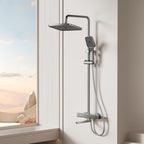 Thermostatic Shower Mixer Set with Adjustable Riser Rail