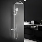 Thermostatic Shower Mixer Set with Rainfall Head