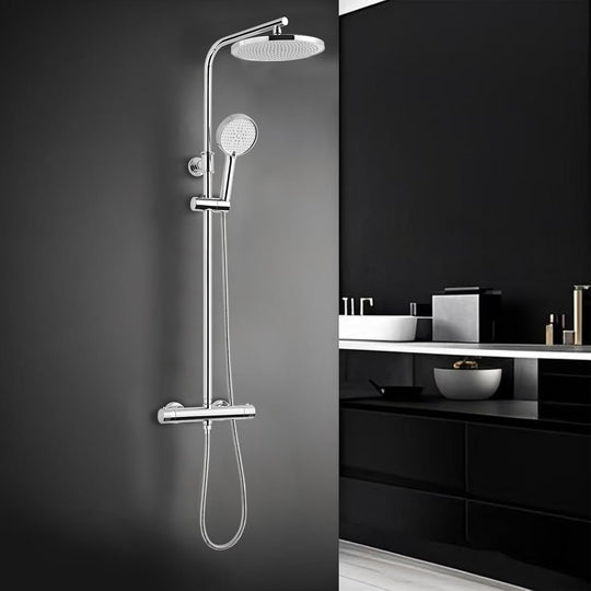 Thermostatic Shower Mixer Set with Rainfall Head