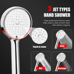 Thermostatic Shower Mixer Set with Rainfall Head