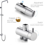 Thermostatic Shower Mixer Set with Solid Brass Valve