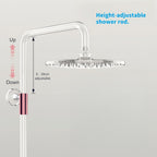 Thermostatic Shower Mixer Set with Solid Brass Valve