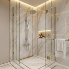 Thermostatic Shower Mixer Set with Solid Brass Valve