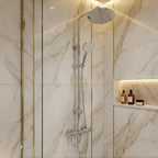 Thermostatic Shower Mixer Set with Solid Brass Valve