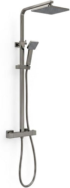 Thermostatic Shower System Mixer Set with Overhead Rain