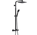 Thermostatic Shower System Mixer Set with Overhead Rain