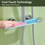 Thermostatic Shower System Stainless Steel 12" Square Rain