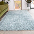 Thick Shaggy Rug Dark Affordable