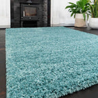 Thick Shaggy Rug Dark Affordable