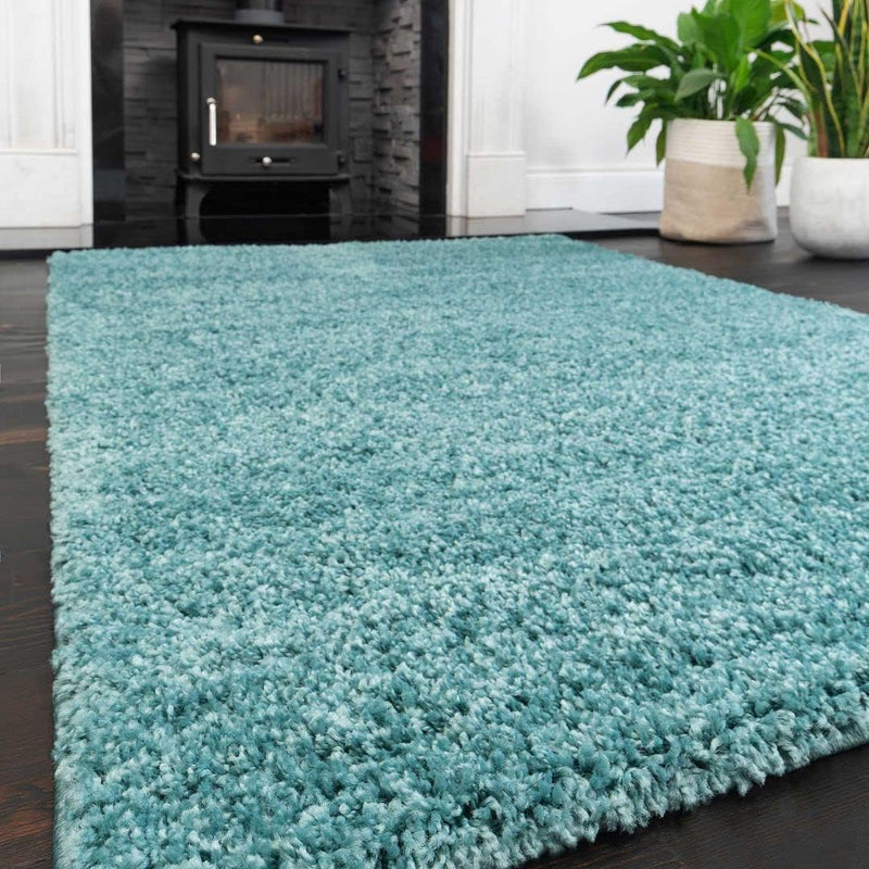 Thick Shaggy Rug Dark Affordable