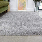 Thick Shaggy Rug Dark Affordable