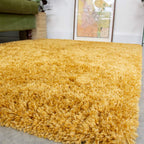 Thick Shaggy Rug Dark Affordable