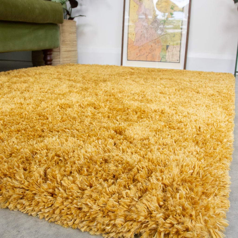 Thick Shaggy Rug Dark Affordable