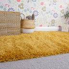 Thick Shaggy Rug Dark Affordable