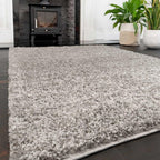Thick Shaggy Rug Dark Affordable