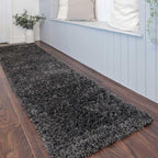 Thick Shaggy Rug Dark Affordable