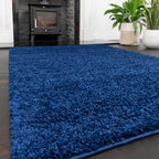 Thick Shaggy Rug Dark Affordable