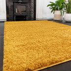 Thick Shaggy Rug Dark Affordable