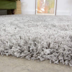 Thick Shaggy Rug Dark Affordable