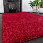 Thick Shaggy Rug Dark Affordable