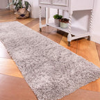Thick Shaggy Rug Dark Affordable