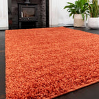 Thick Shaggy Rug Dark Affordable