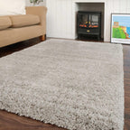 Thick Shaggy Rug Dark Affordable