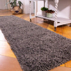 Thick Shaggy Rug Dark Affordable