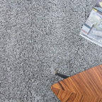 Thick Shaggy Rug Dark Affordable