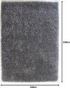 Thick Shaggy Rug Dark Affordable