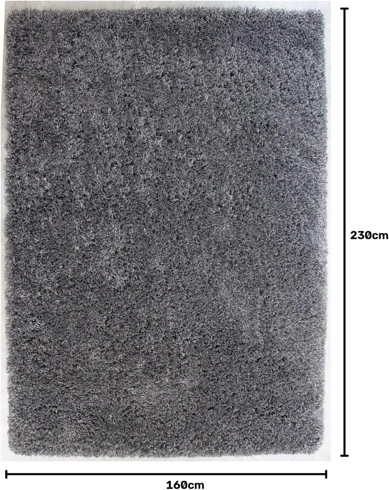 Thick Shaggy Rug Dark Affordable