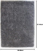 Thick Shaggy Rug Dark Affordable