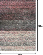 Thick Super Soft Stripe Bedside Living Room Shaggy