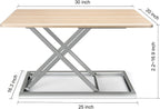 Thingyclub Standing Desk Converter Height Adjustable Sit to