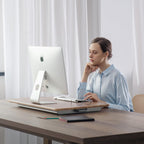 Thingyclub Standing Desk Converter Height Adjustable Sit to