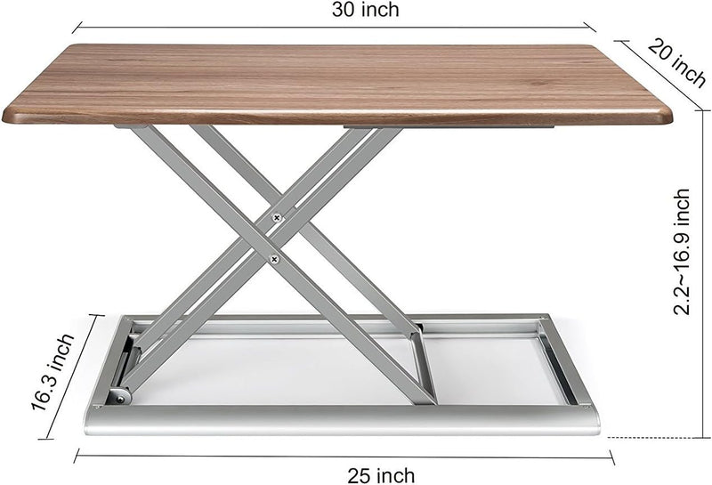 Thingyclub Standing Desk Converter Height Adjustable Sit to
