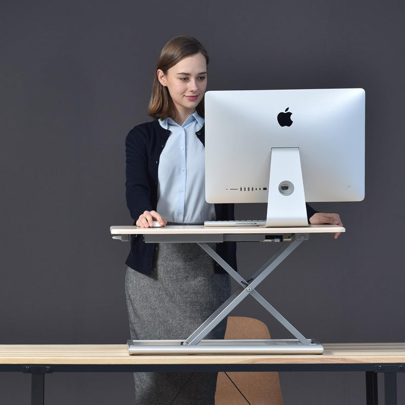 Thingyclub Standing Desk Converter Height Adjustable Sit to