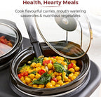 Three Pot Slow Cooker with Independent Temperature Controls