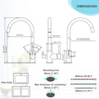 Three Way Water Filter Tap 3 in 1