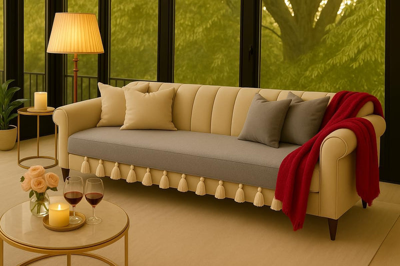 Throwpillow U-Shape Sofa Cover for 10 Seater