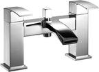 Tidal Square Bath Shower Mixer Tap with Kit