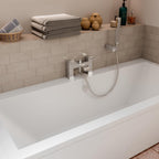 Tidal Square Bath Shower Mixer Tap with Kit
