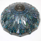 Tiffany Ceiling Light Fixture Sea Stained Glass Dragonfly