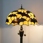 Tiffany Floor Lamp Monstera Deliciosa‌ Stained Glass